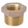 B & K Industries Red Brass Reducer Bushing 1/2 in. x 1/4 in.