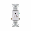 Eaton Cooper Wiring Commercial Specification Grade Single Receptacle 20A, 125V White