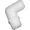 Nylon Hose Barb Elbow, 3/4 x 1/2-In. MPT