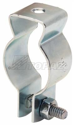 Conduit Hangers with Attached Bolt & Nut Rigid Steel (1-1/2, Steel)