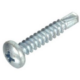 Self-Drilling Screws, Phillips Pan Head, Hardened Steel, #10-16 x 1/2-In., 50-Pk.