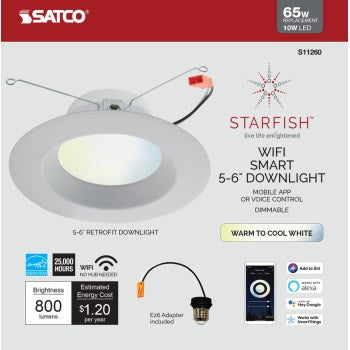 Satco Products S11260 10w 5-6 Led Downlight