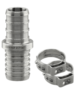 Plumbeeze Stainless Steel PEX Coupling