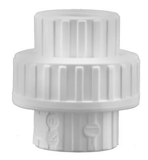 Plumbeeze White PVC Schedule 40 Fittings FPT Union 1-1/2 (1-1/2)