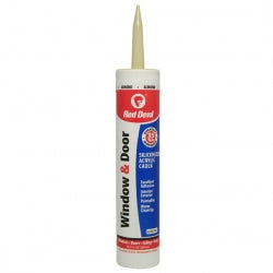 Red Devil Window & Door Siliconized Acrylic Caulk (Almond) 10.1 fl. oz (10.1 fl. oz)