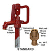 Merrill Mfg CNL7502 No Lead Frost Proof C-1000 Series Yard Hydrant 3/4 Pipe Connection, 2 ft. Bury, with Galvanized Steel Stand Pipe