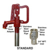 Merrill Mfg CNL7502 No Lead Frost Proof C-1000 Series Yard Hydrant 3/4 Pipe Connection, 2 ft. Bury, with Galvanized Steel Stand Pipe