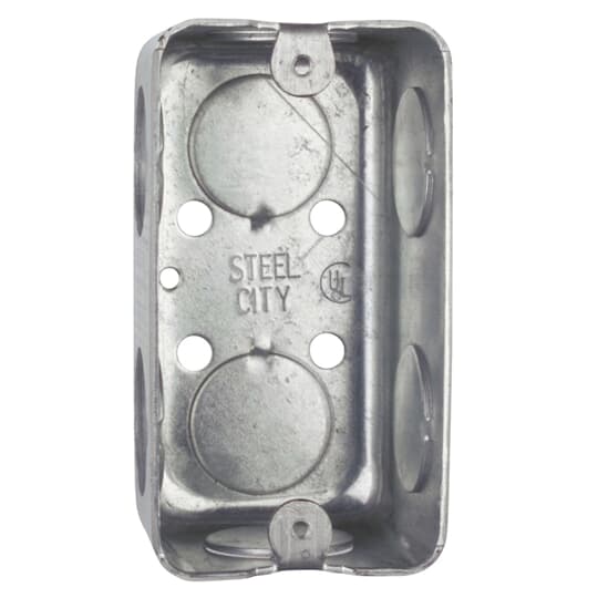Steel City One Gang Utility Box with 3/4