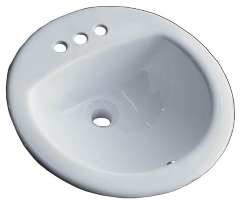 Brokering Solutions Top Mount Sink White