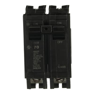 ABB THQL2170A 70 Amp 2-Pole Circuit Breaker