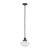 Design House Schoolhouse 1-Light Pendant, Matte Black