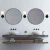 Design House Aubrey Indoor 1-Light Wall Sconce Matte Black