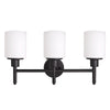 Design House Aubrey 3-Light Vanity Light Matte Black