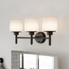Design House Aubrey 3-Light Vanity Light Matte Black