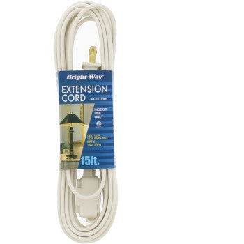 World & Main/Cranbury 114990 Ee15w 15 Wht Extention Cord