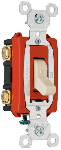 Pass & Seymour Hard Use Specification Grade Switch, Ivory (125 V, Ivory)