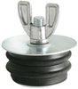 LDR Industries Test Plug, Galvanized 3 in.