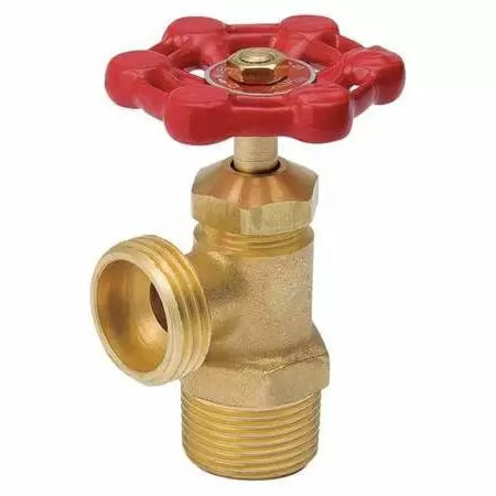 B & K Industries Boiler Drain Brass 1/2