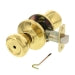 Ultra Hardware Tulip Knob Privacy, Polished Brass Finish