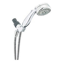 Maximum Flow 7-Spray/Massage Rub Clean Showerhead, Handheld, Chrome, 1.8-GPM