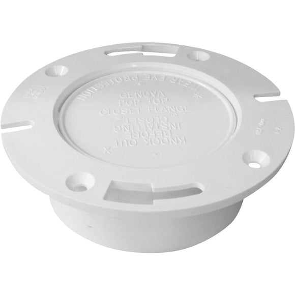 Charlotte Pipe 4 In. Schedule 40 DWV PVC Closet Flange