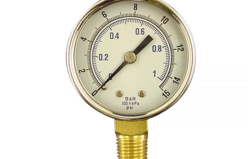 Braxton Harris Company 30 lb Gas Test Gauge Assembly w/ 3/4″ FIP Connection