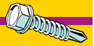 Midwest Fastener Hex Washer Self-Drilling Screws #6 x 1/2