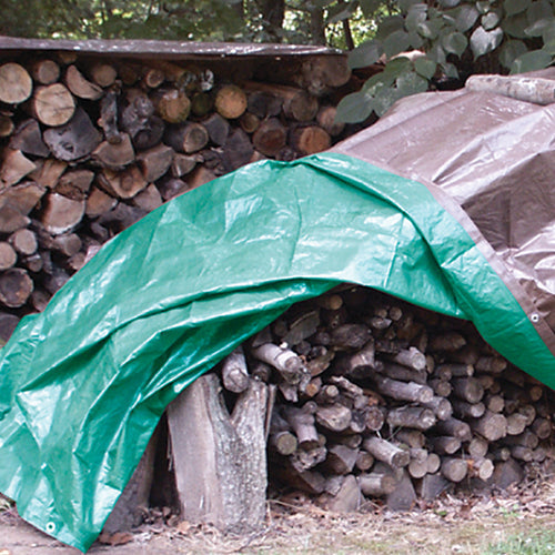 Dize Weathermaster® Brown/Green Poly Tarp